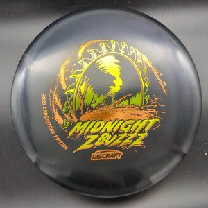 Discraft Mid Range Black Orange/Gold Stamp 180g Buzzz, Midnight Z, 2023 Ledgestone Edition