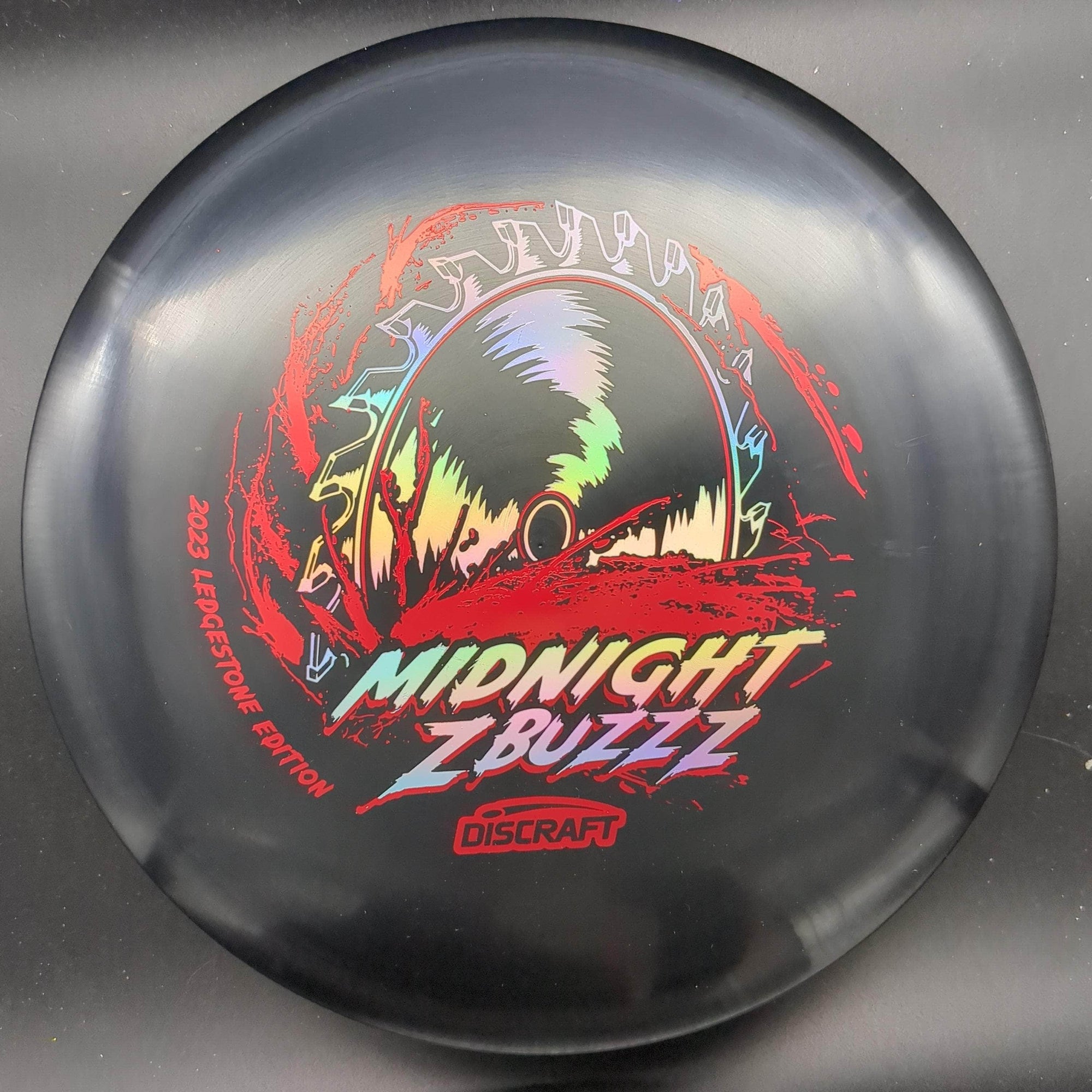 Discraft Mid Range Black Red/Holo Stamp 180g Buzzz, Midnight Z, 2023 Ledgestone Edition