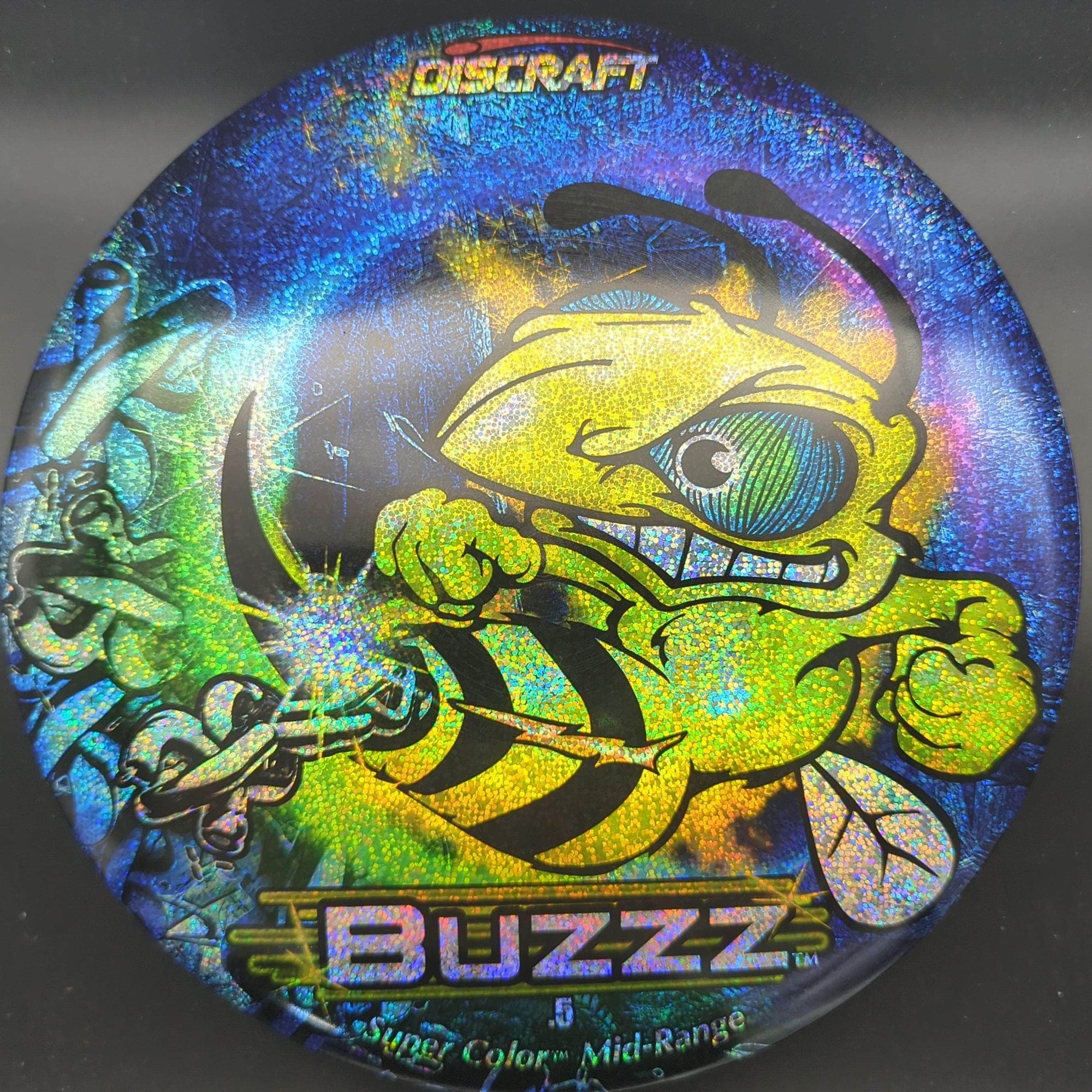 Discraft Mid Range Blue 177+ Buzzz, Super Color, Bee Sting