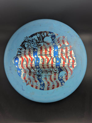 Discraft Mid Range Blue Flag Stamp 175g Zone, Jawbreaker Glo Plastic - Ledgestone Season 3 (Game Of Zones)