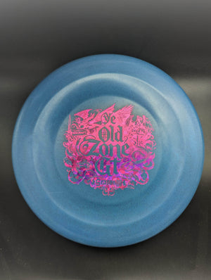 Discraft Mid Range Blue Pink Shatter Stamp 172g 2 Zone GT, Rubber Blend - Ledgestone Season 3 (Le Old Zone GT)