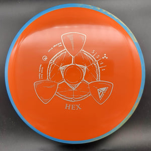 MVP Mid Range Blue Rim Orange Plate 175g Hex, Neutron Plastic
