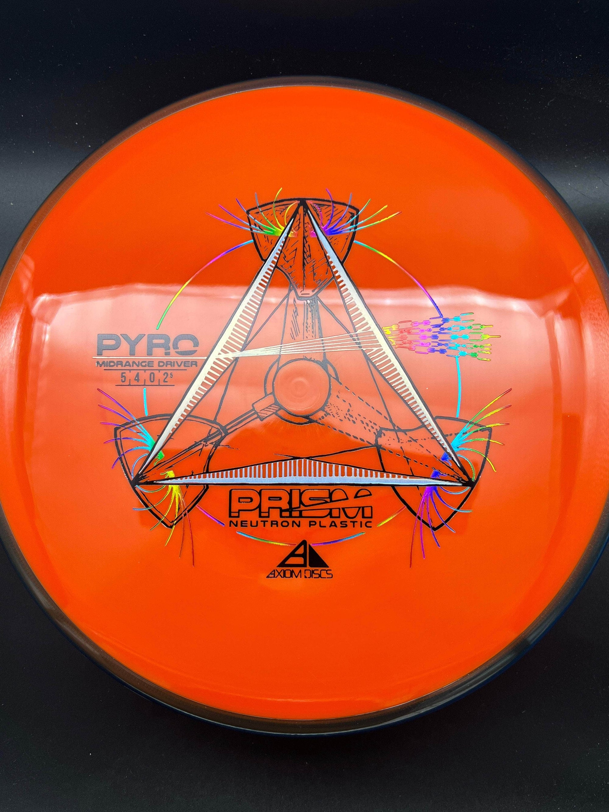 MVP Mid Range Blue Rim Orange Plate 178g Pyro, Prism Neutron