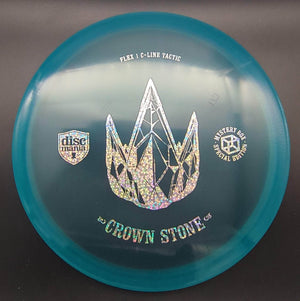 Discmania Mid Range Blue Silver Star Stamp 173g Tactic , Flex-1, C-Line, Crown Stone