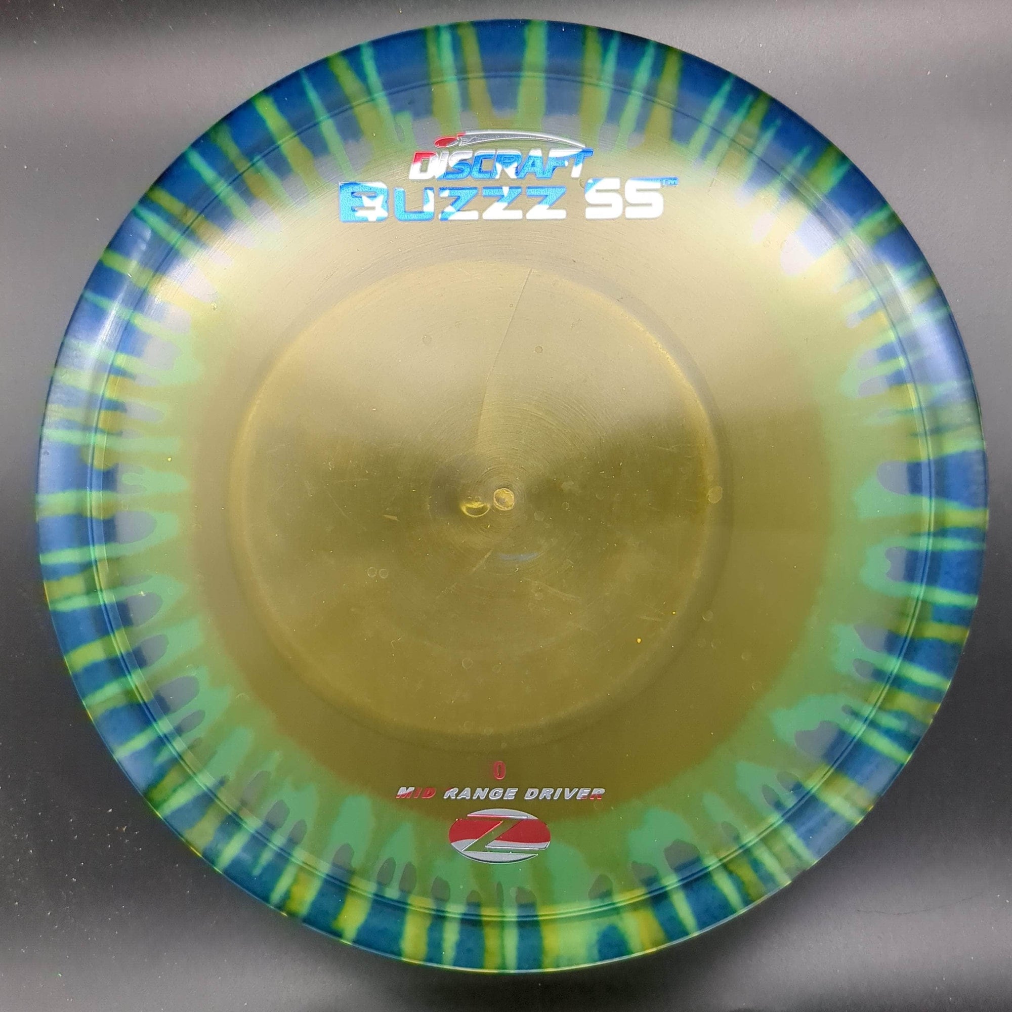 Discraft Mid Range Blue Yellow Splatter 177+ Buzzz SS, Fly Dye, Z Line