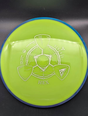 MVP Mid Range Blurple Rim Yellow Plate 170g Hex, Neutron Plastic