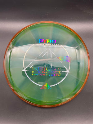 MVP Mid Range Brown Rim Blue/Yellow Plate Rainbow Stamp 177g Pyro, Prism Proton