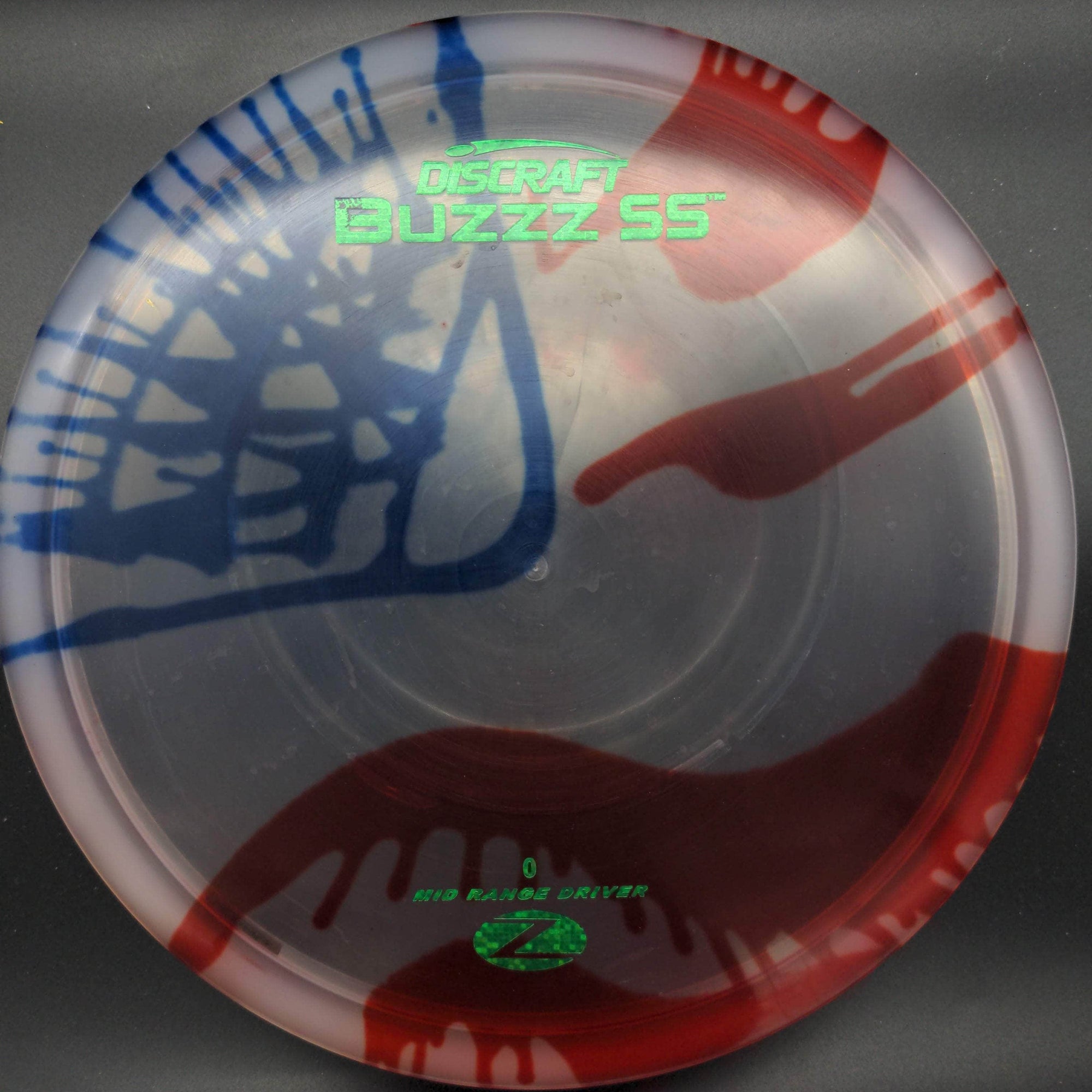 Discraft Mid Range Buzzz SS, Fly Dye, Z Line