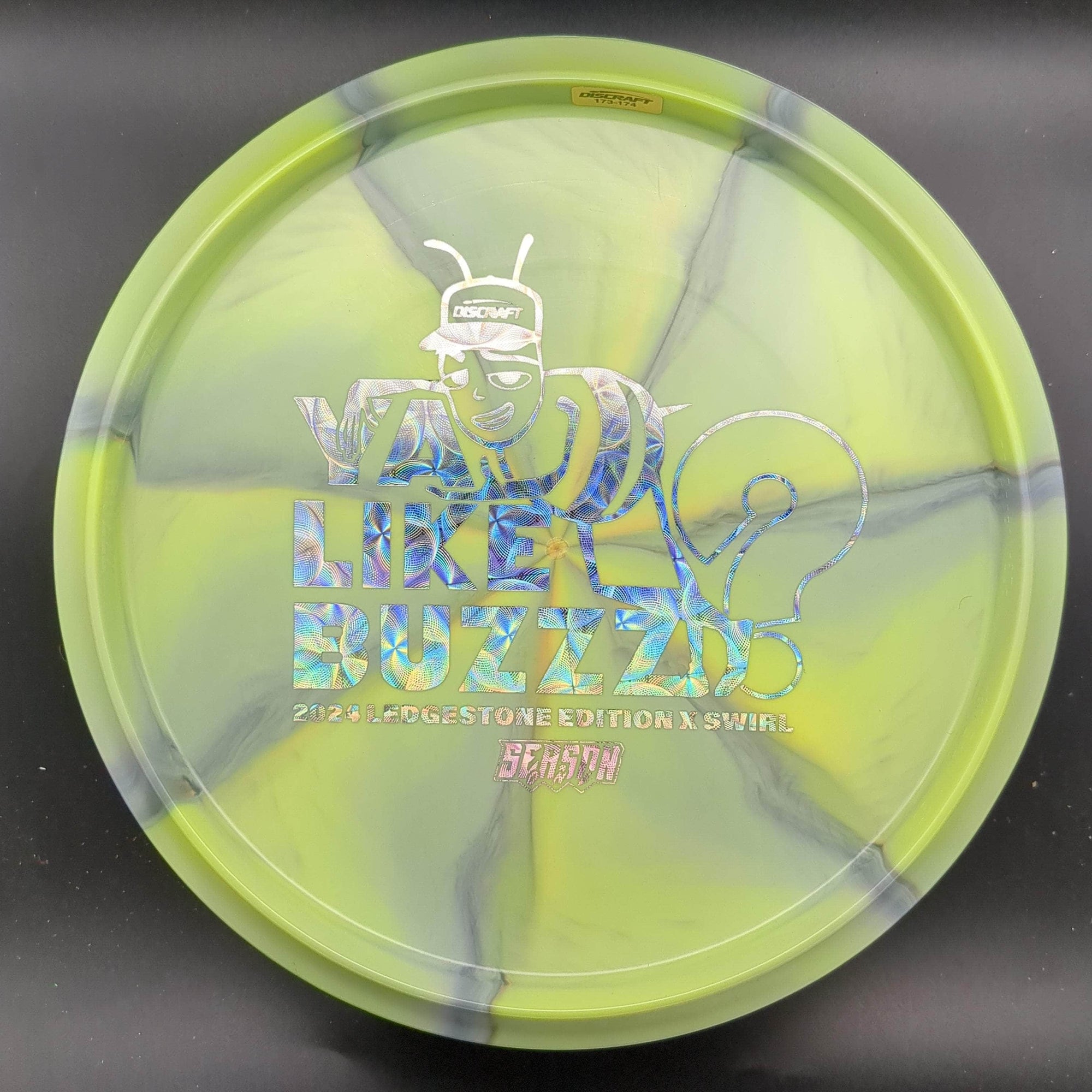 Discraft Mid Range Buzzz, X-Swirl, Ledgestone 2024 Edition