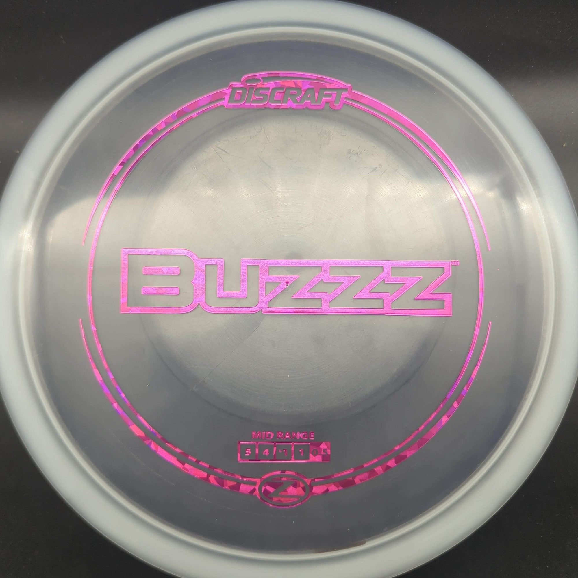 Discraft Mid Range Clear Purple Stamp 174g Buzzz, Z Line