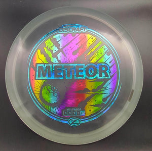 Discraft Mid Range Clear Rainbow/Blue Flower Stamp 176g Meteor, Z-Line Reimagined (Limited Stamp)