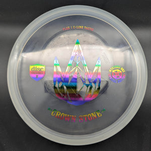 Discmania Mid Range Clear Rainbow Stamp 176g Tactic , Flex-1, C-Line, Crown Stone