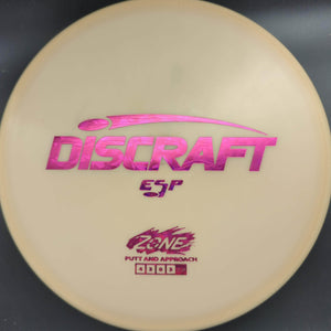 Discraft Mid Range Cream/Tan Pink Stamp 174g Zone, ESP