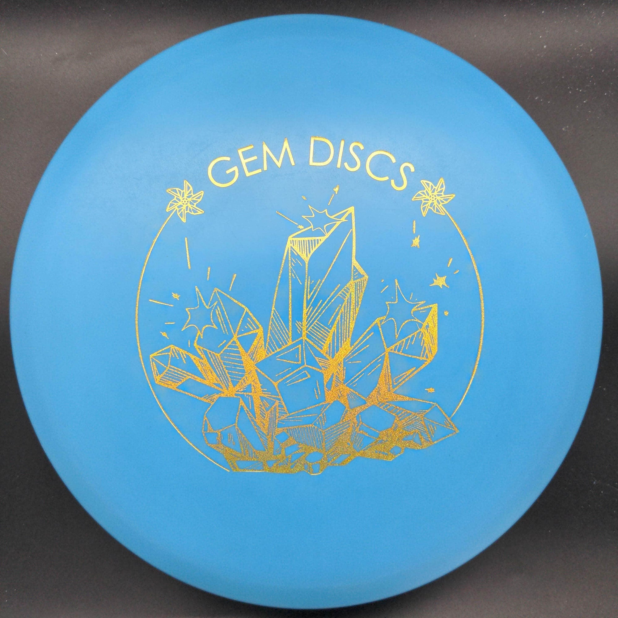 Innova Mid Range Dark Blue Gold Glitter Stamp 180g Roc3, DX, Gem Discs Custom Stamp