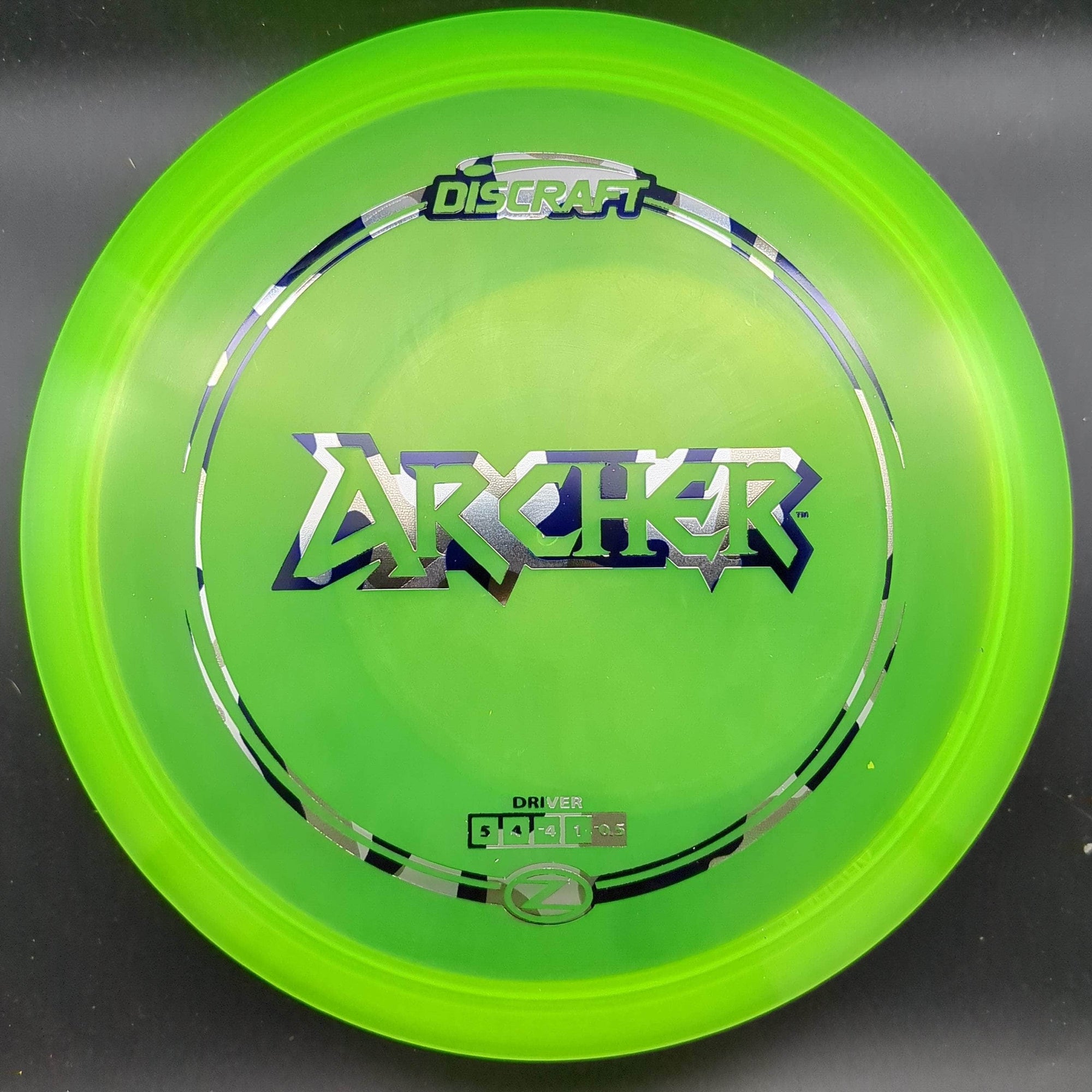 Discraft Mid Range Green Black/Silver Camo Stamp 174g Archer, Z Line