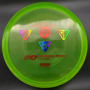 Discmania Mid Range Green Red/Rainbow Stamp 180g MD1, C-Line, Gannon Buhr Stamp