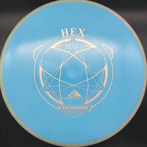 MVP Mid Range Green Rim Blue Plate 176g Hex, Fission Plastic,