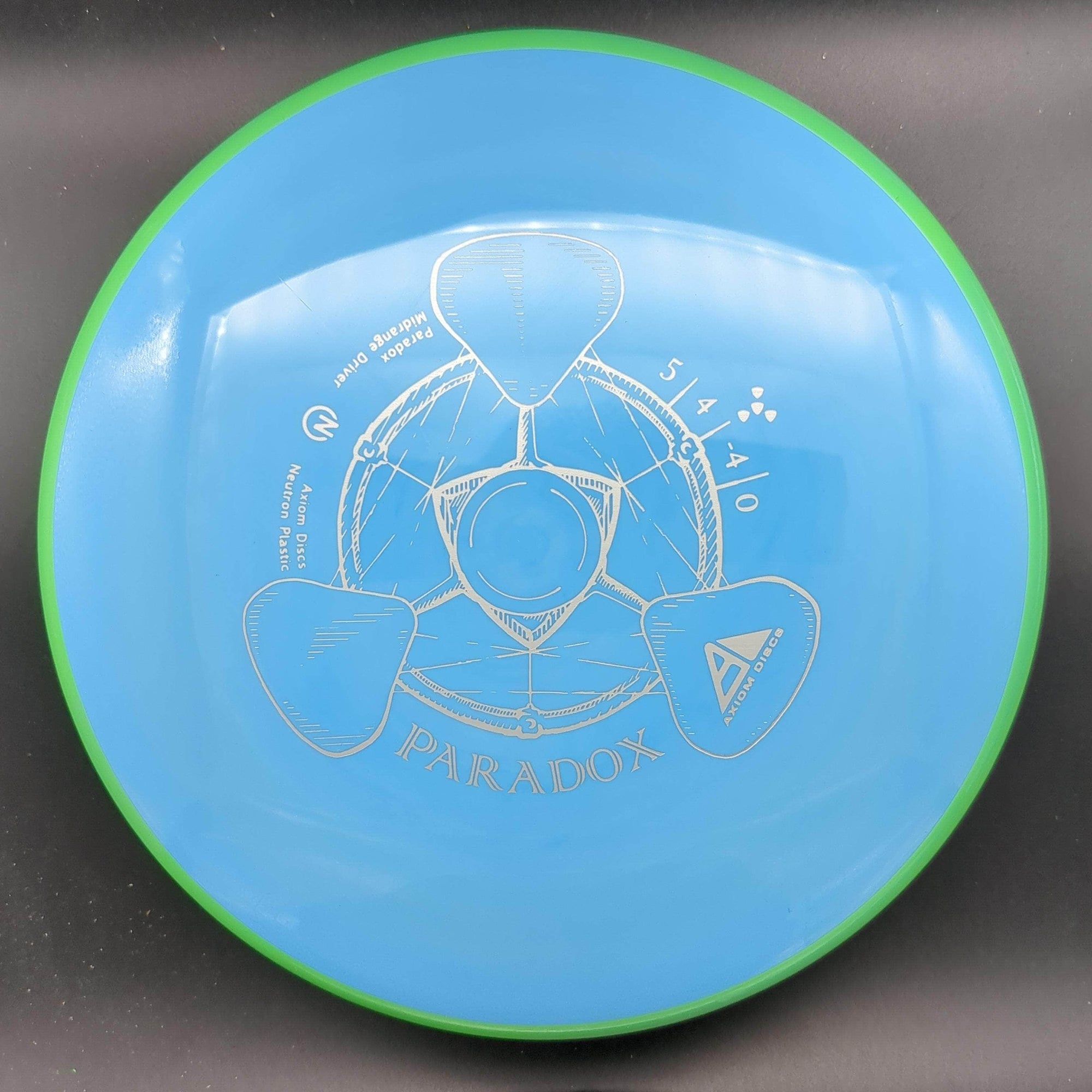 MVP Mid Range Green Rim Blue Plate 176g Paradox, Neutron