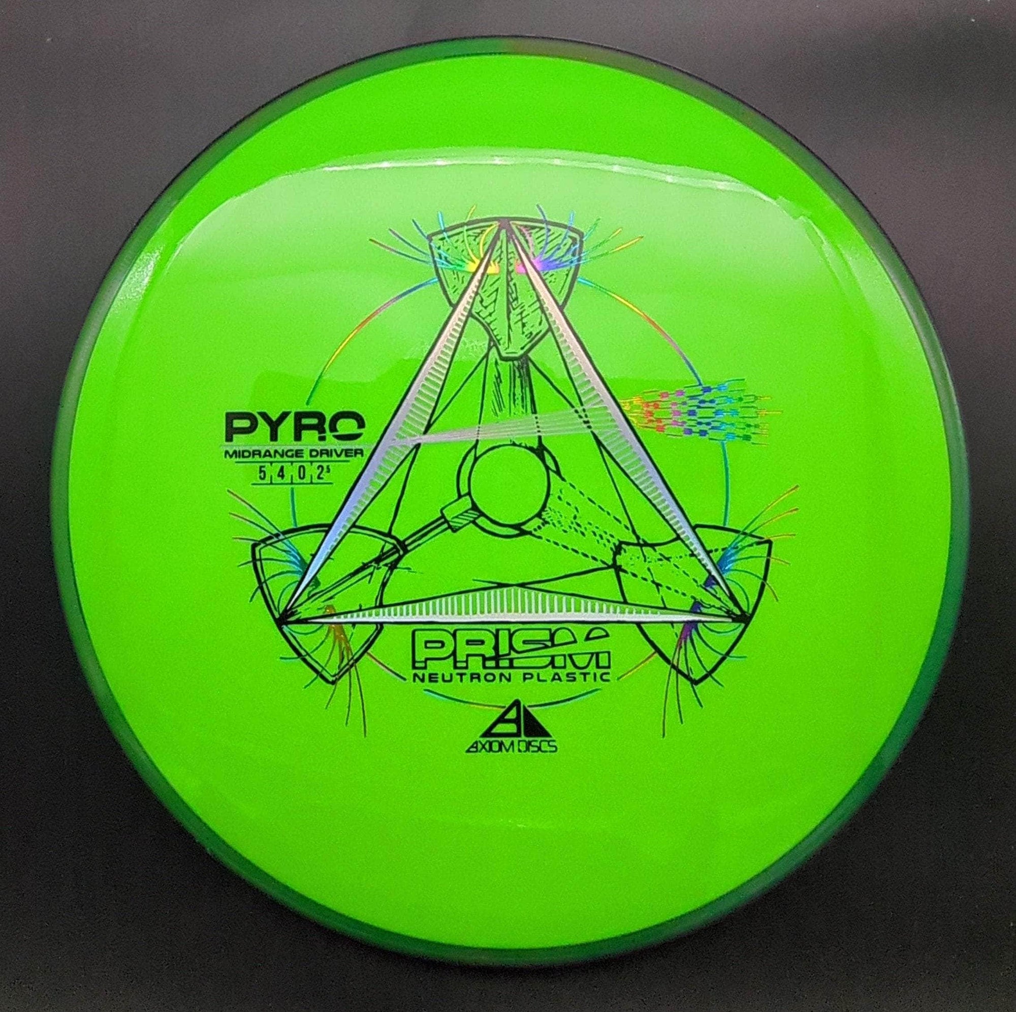 MVP Mid Range Green Rim Green Plate 178g Pyro, Prism Neutron