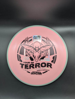 MVP Mid Range Green Rim Pink Plate 177g Pyro, Fission Plastic, Halloween Edition, Eagle Mcmahon