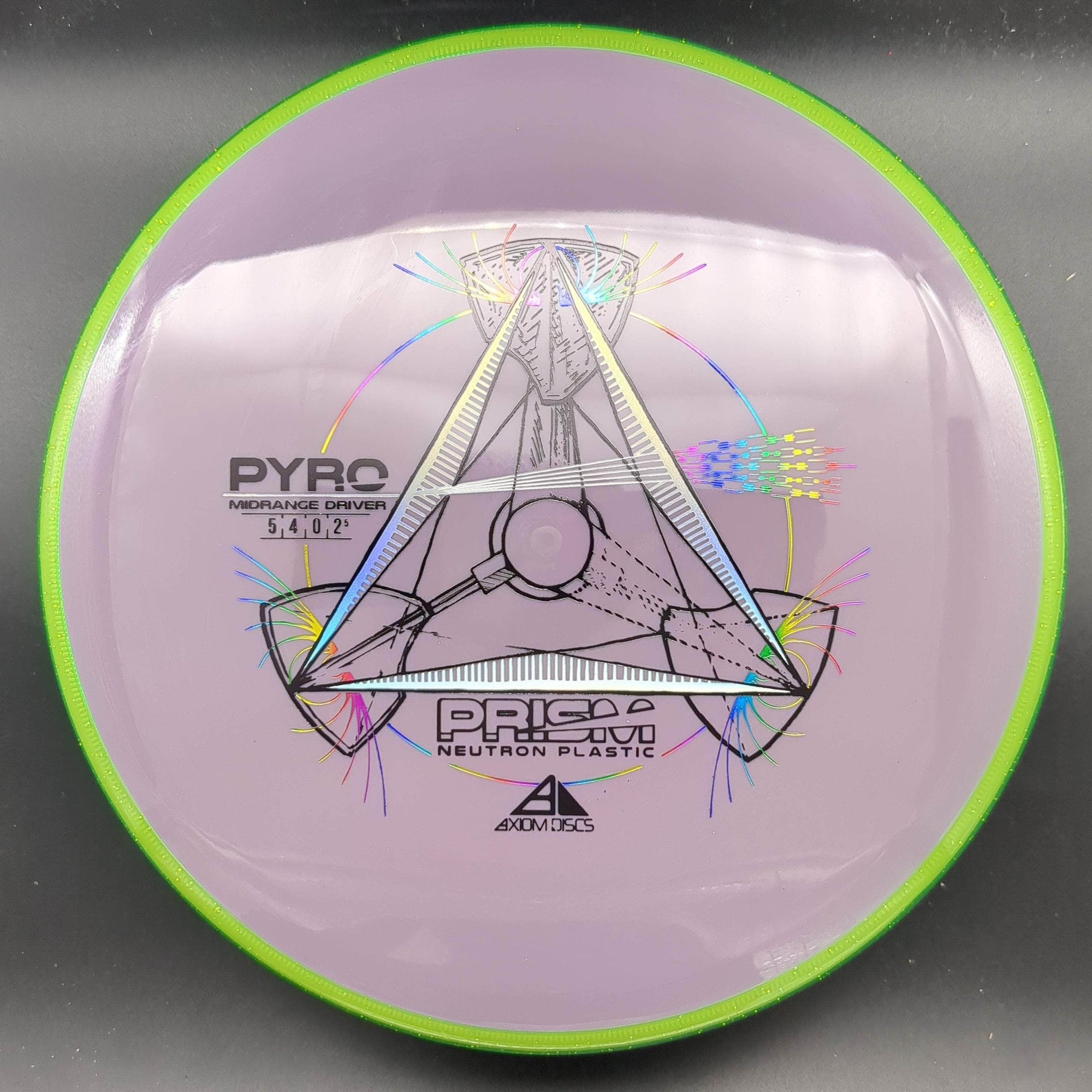 MVP Mid Range Green Rim Purple/Gray 178g Pyro, Prism Neutron