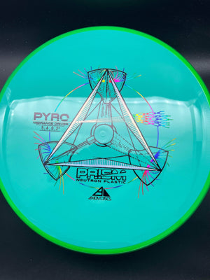 MVP Mid Range Green Rim Teal Plate 178g Pyro, Prism Neutron