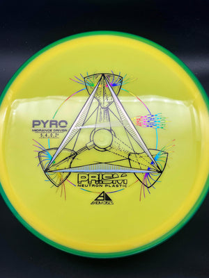 MVP Mid Range Green Rim Yellow Plate 178g Pyro, Prism Neutron