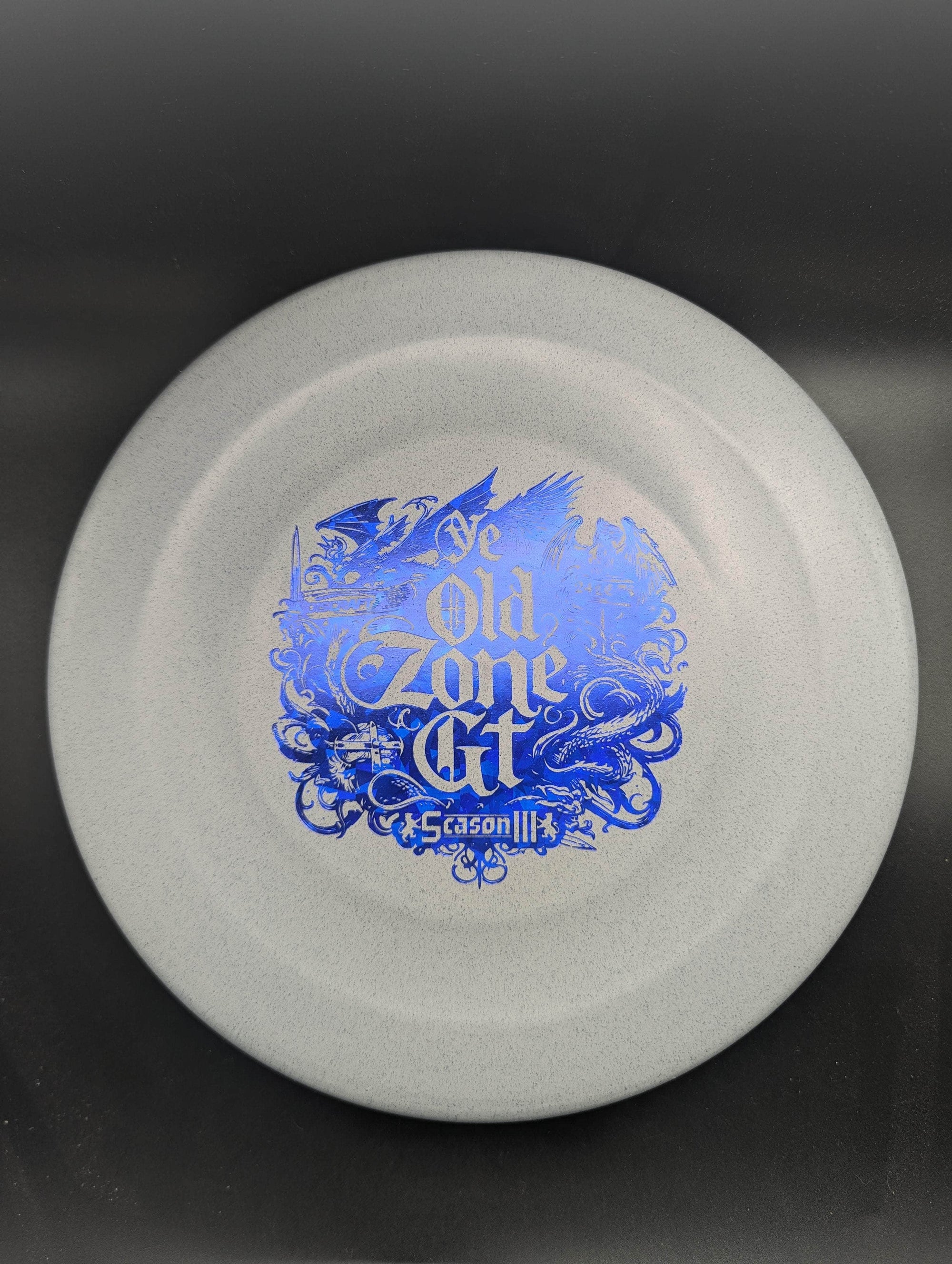 Discraft Mid Range Grey Blue Stamp 172g 2 Zone GT, Rubber Blend - Ledgestone Season 3 (Le Old Zone GT)