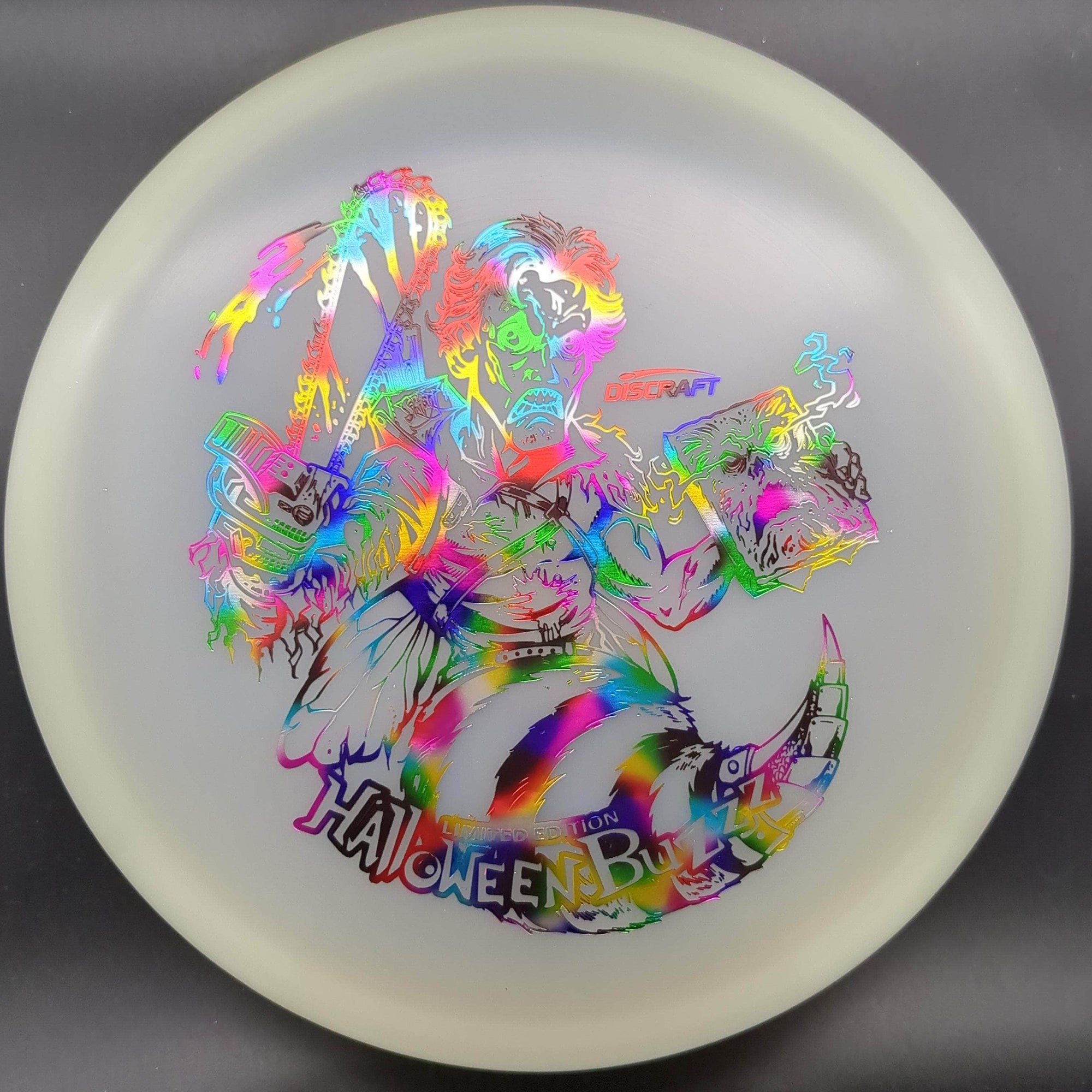 Discraft Mid Range Jellybean Stamp 174g Buzzz, 2023 Halloween Limited Edition, Nite Glow