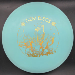 Innova Mid Range Light Blue Gold Glitter Stamp 180g Roc3, DX, Gem Discs Custom Stamp