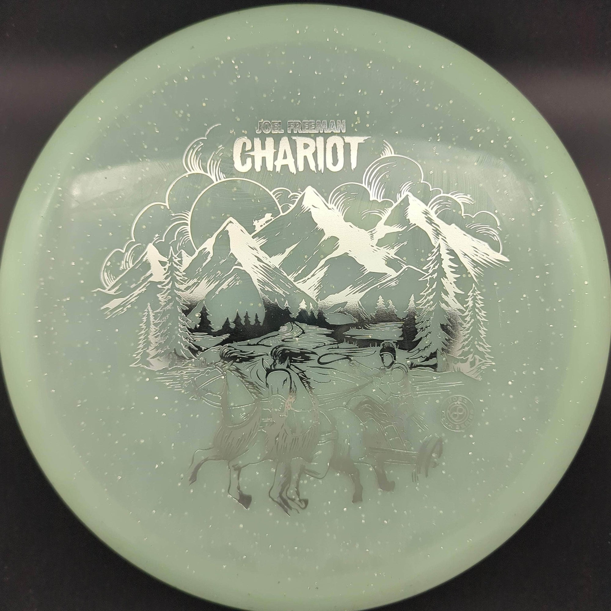 Infinite Discs Mid Range Light Blue Silver Stamp 177g Chariot, C-Blend Glow, Joel Freeman Tour Series