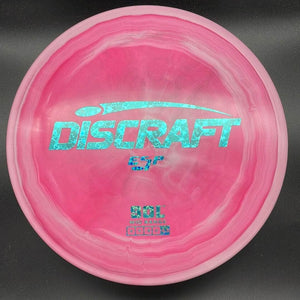 Discraft Mid Range Light Pink/Pink Teal Heart Stamp 169g Sol, ESP Plastic