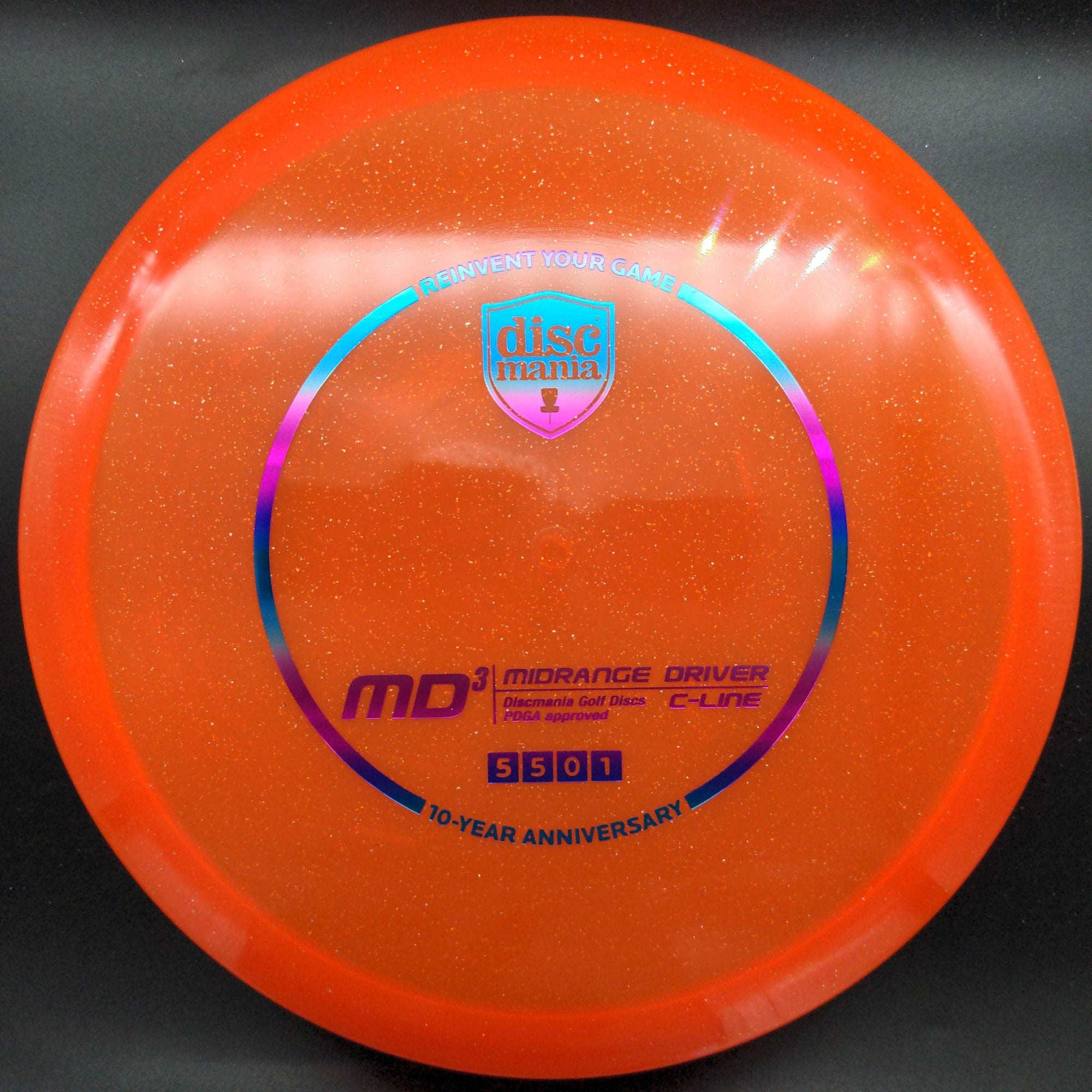 Discmania Mid Range MD3, Metal Flake C-Line, 10 Year Anniversary