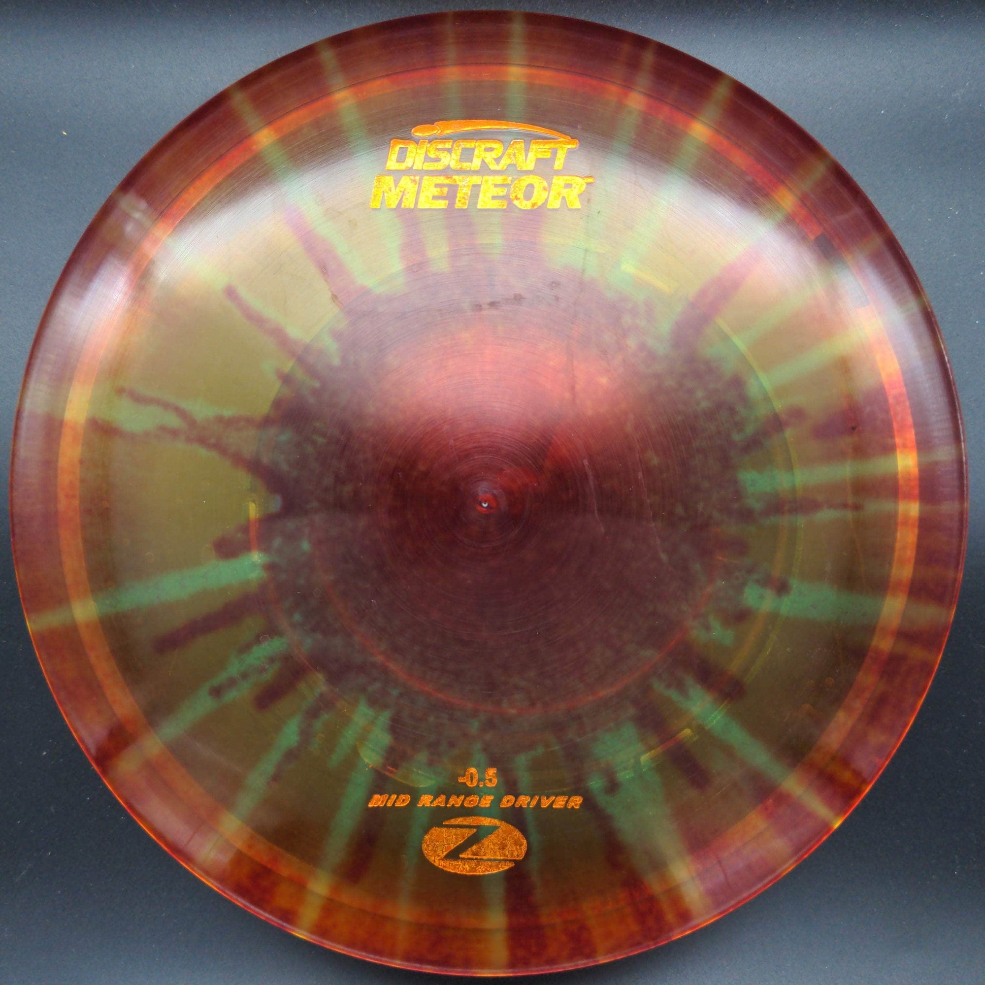 Discraft Mid Range Meteor, Fly Dye, Z-Line