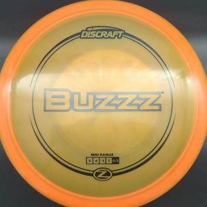 Discraft Mid Range Orange Black Stamp 177+g Buzzz, Z Line