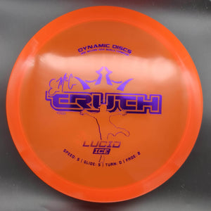 Dynamic Discs Mid Range Orange Purple Stamp 178g Emac Truth, Lucid Ice