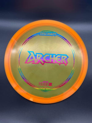 Discraft Mid Range Orange Rainbow Line Stamp 174g Archer, Z Line