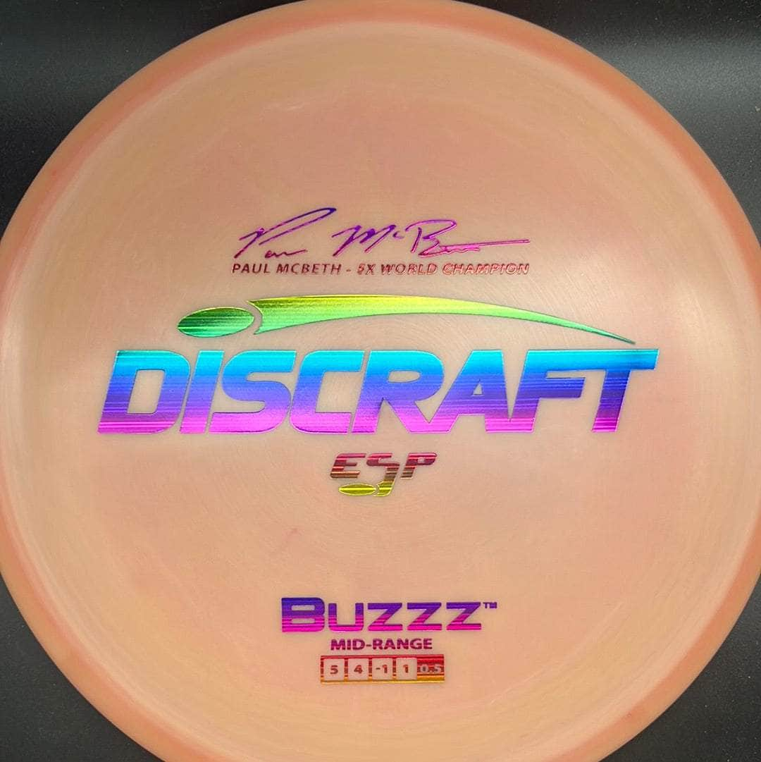 Discraft Mid Range Orange Rainbow Stamp 177g BUZZZ, ESP Paul McBeth 5x Signature