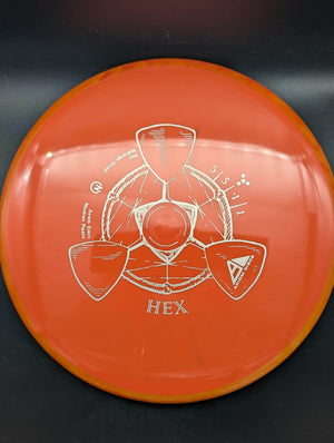 MVP Mid Range Orange Rim Orange Plate 176g Hex, Neutron Plastic