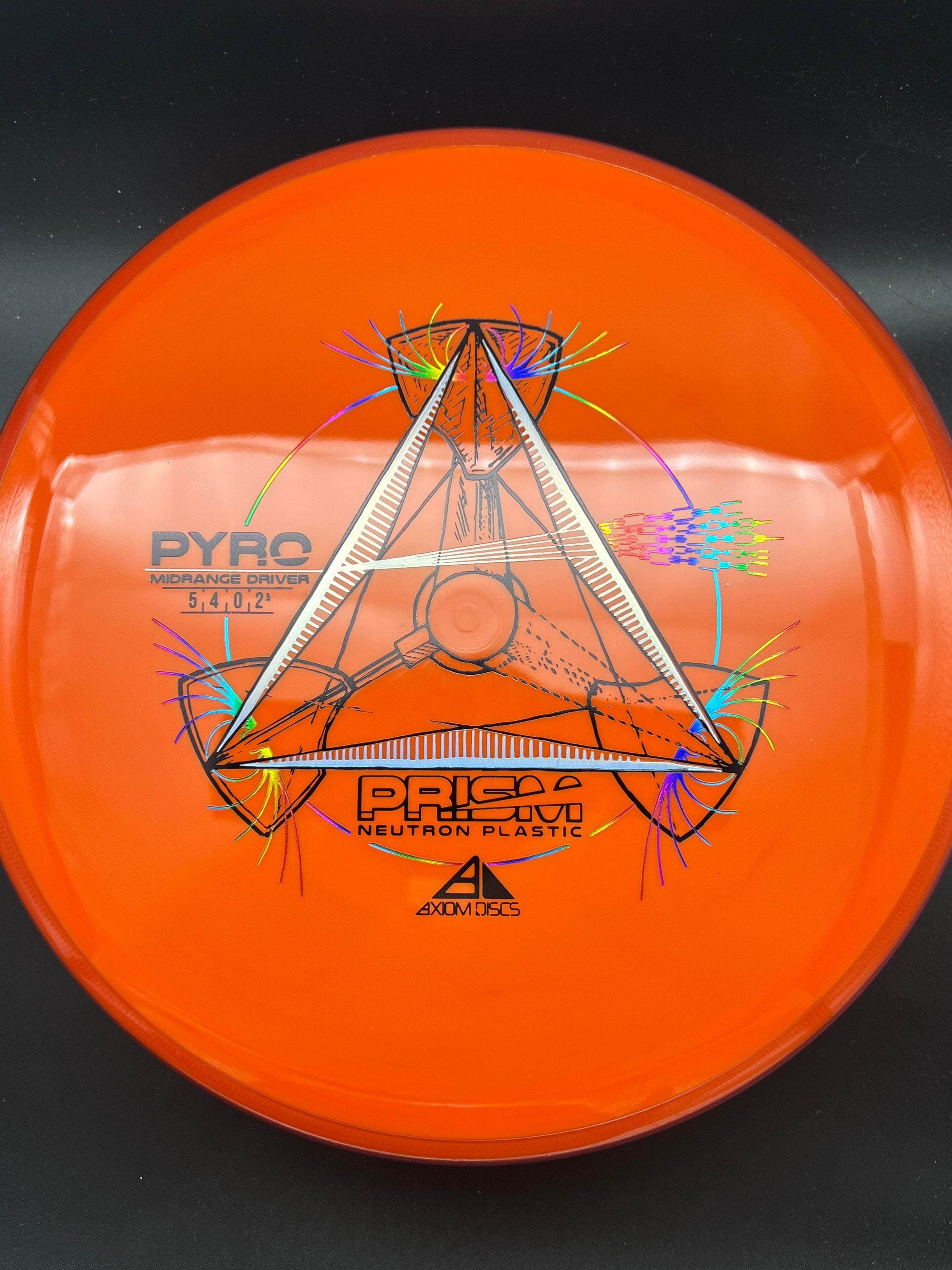 MVP Mid Range Orange Rim Orange Plate 178g Pyro, Prism Neutron