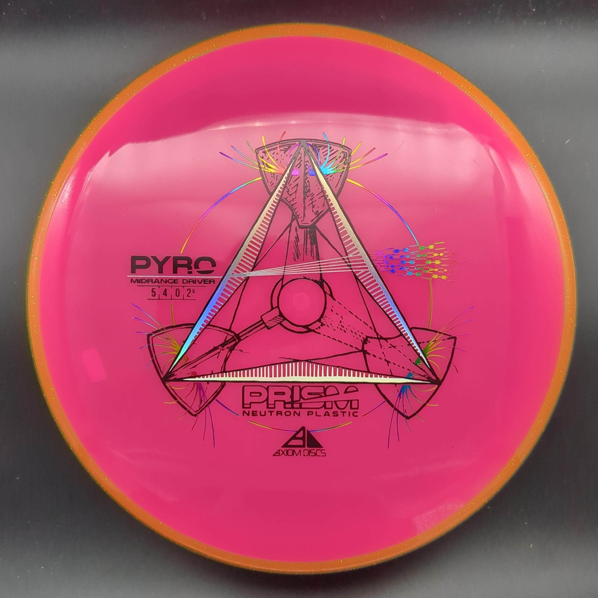 MVP Mid Range Orange Rim Pink 178g Pyro, Prism Neutron