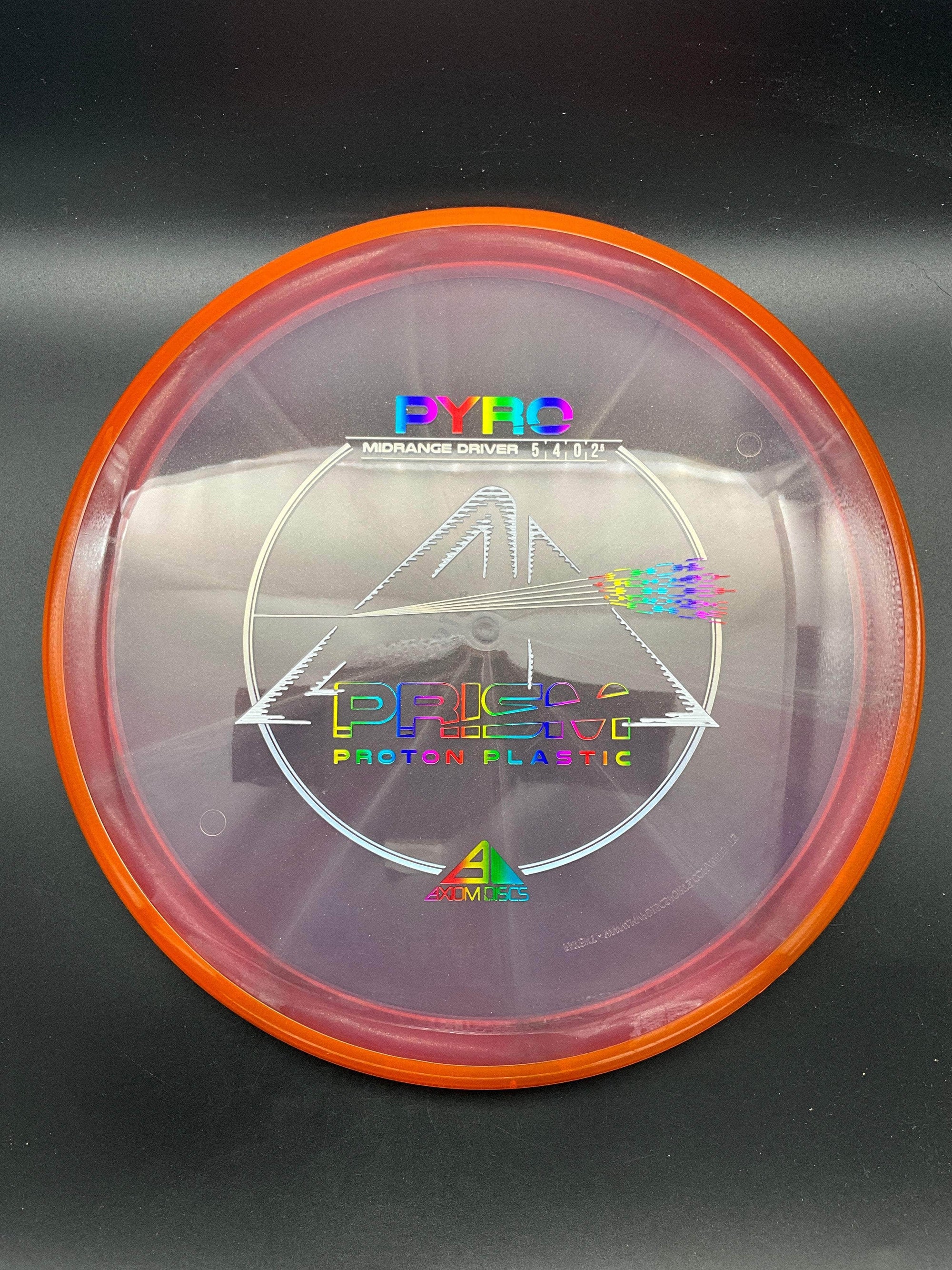 MVP Mid Range Orange Rim Pink Plate Rainbow Stamp 177g Pyro, Prism Proton