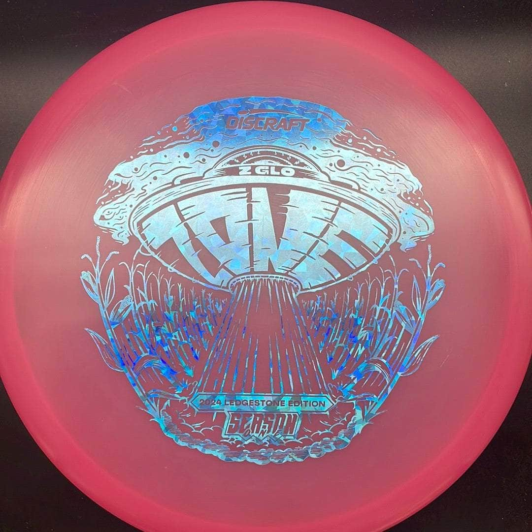 Discraft Mid Range Pink Blue Shatter Stamp 174g Zone, Z Glo, 2024 Ledgestone Edition