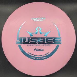 Dynamic Discs Mid Range Pink Blue Stamp 176g 2 Justice, Classic Moonshine