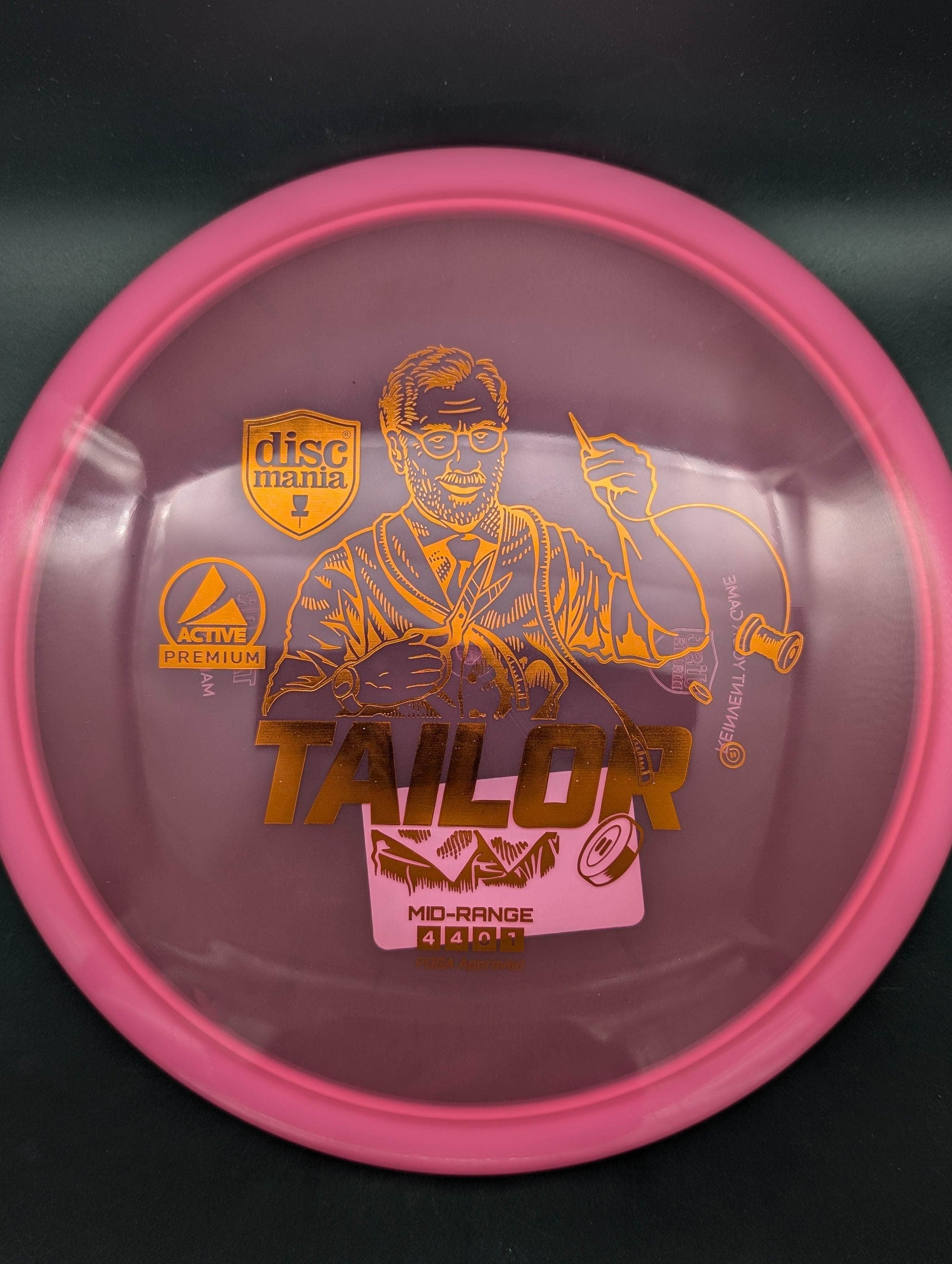 Discmania Mid Range Pink Copper Stamp 177g 2 Tailor, Active Premium