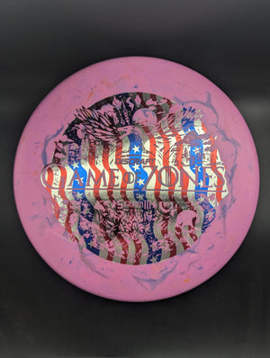 Discraft Mid Range Pink Flag Stamp 174g 2 Zone, Jawbreaker Glo Plastic - Ledgestone Season 3 (Game Of Zones)