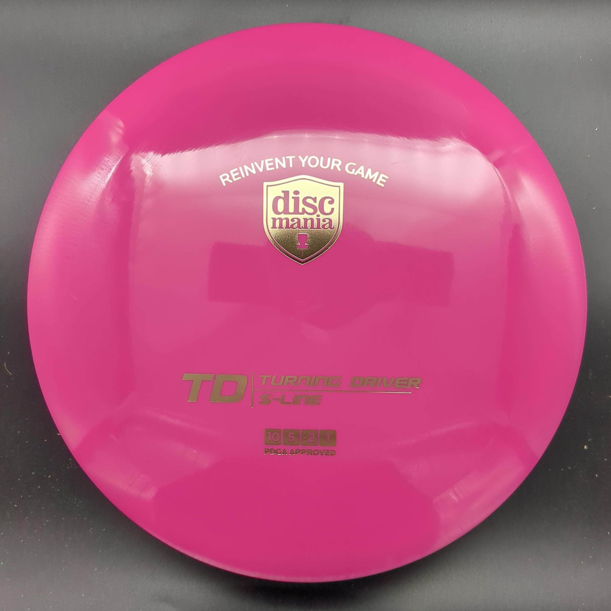 Discmania Mid Range Pink Gold Stamp 173g TD, S-Line