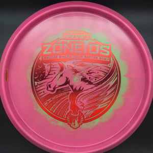 Discraft Mid Range Pink/Green Red Stamp 174g Zone OS, Brodie Smith Tour Series, 2023