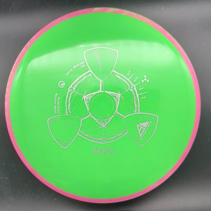MVP Mid Range Pink/Green Rim Green Plate 174g Hex, Neutron Plastic