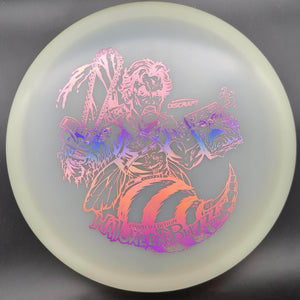 Discraft Mid Range Pink Holo Stamp 176g Buzzz, 2023 Halloween Limited Edition, Nite Glow